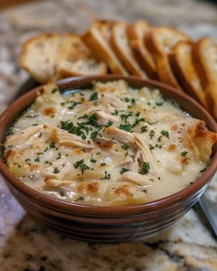 White Chicken Lasagna Soup